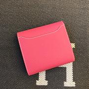 Kitlife Hermès pre-owned Constance compact wallet Pink -  13 x 12 cm - 2