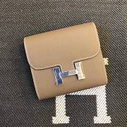 Kitlife Hermès pre-owned Constance compact wallet Brown - 13 x 12 cm - 6