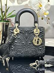 Kitlife SMALL LADY DIOR MY ABCDIOR BAG BLACK - M0538 - 20 x 16.5 x 8 cm - 1