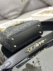 Kitlife SMALL LADY DIOR MY ABCDIOR BAG BLACK - M0538 - 20 x 16.5 x 8 cm - 6