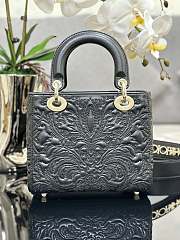 Kitlife SMALL LADY DIOR MY ABCDIOR BAG BLACK - M0538 - 20 x 16.5 x 8 cm - 4