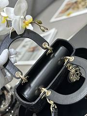 Kitlife SMALL LADY DIOR MY ABCDIOR BAG BLACK - M0538 - 20 x 16.5 x 8 cm - 2