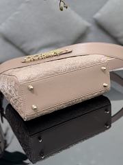 Kitlife SMALL LADY DIOR MY ABCDIOR BAG PINK - M0538 - 20 x 16.5 x 8 cm - 3
