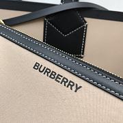 Kitlife BURBERRY beige cotton logo tote bag - 80631211 - 51 x 18.5 x 29 cm - 4