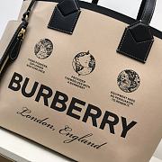 Kitlife BURBERRY beige cotton logo tote bag - 80631211 - 51 x 18.5 x 29 cm - 3