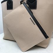 Kitlife BURBERRY beige cotton logo tote bag - 80631211 - 51 x 18.5 x 29 cm - 2