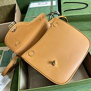 Kitlife Equestrian inspired shoulder bag Cuir and brown leather - 21 x 20 x 7 cm  - 5