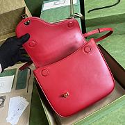 Kitlife Equestrian inspired shoulder bag Blue and red leather - 21 x 20 x 7 cm - 4