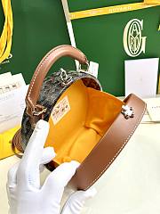 Kiltlife Goyard Brown Goyardine Coated Canvas - 18.5x17x7.5 cm - 6