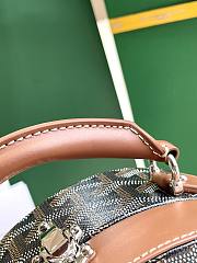 Kiltlife Goyard Brown Goyardine Coated Canvas - 18.5x17x7.5 cm - 5