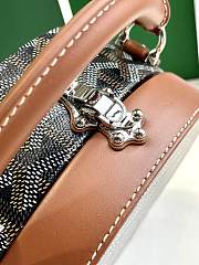 Kiltlife Goyard Brown Goyardine Coated Canvas - 18.5x17x7.5 cm - 2