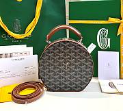 Kiltlife Goyard Brown Goyardine Coated Canvas - 18.5x17x7.5 cm - 1