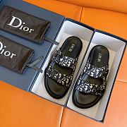 Kitlife Dior Men Aqua Sandal 'Dior Oblique -Blue'  - 5