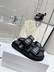 Kitlife Celine Leo Scratch dad sandals Black  - 3