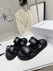 Kitlife Celine Leo Scratch dad sandals Black  - 6