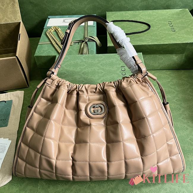 Kitlife Gucci Deco large tote bag beige - 746210 - 43 x 28 x 8 cm - 1