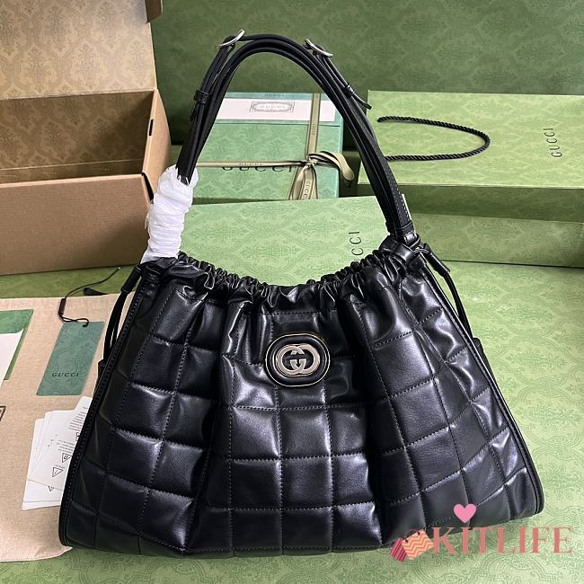 Kitlife Gucci Deco large tote bag black - 746210 - 43 x 28 x 8 cm - 1
