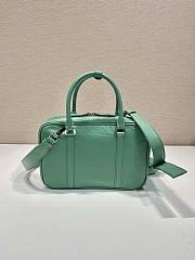 Kitlife Medium antique nappa leather top handle bag Green - 24 x 15.5 x 7 cm - 2