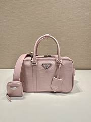 Kitlife Medium antique nappa leather top handle bag Pink - 24 x 15.5 x 7 cm - 1