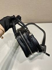 Kitlife Medium antique nappa leather top handle bag Black - 24 x 15.5 x 7 cm - 4