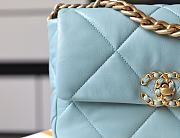 Kitlife Chanel 19 Medium Flap Bag Blue - 26 x 16 x 9 cm - 5