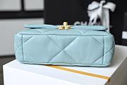 Kitlife Chanel 19 Medium Flap Bag Blue - 26 x 16 x 9 cm - 3