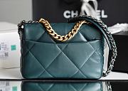 Kitlife Chanel 19 Medium Flap Bag Green - 26 x 16 x 9 cm - 3