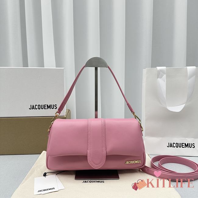 Kitlife JACQUEMUS Brown 'Le Bambimou' Bag Pink - 30 x 14 x 8 cm - 1