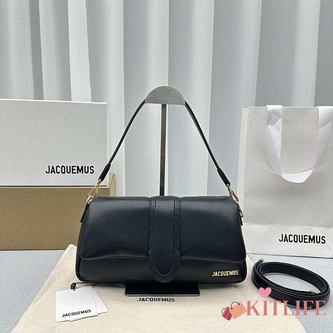 Kitlife JACQUEMUS Brown 'Le Bambimou' Bag Black - 30 x 14 x 8 cm - 1