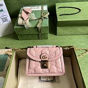 Kitlife GG matelassé small top handle bag Pink - 18 x 13 x 6.5 cm - 1