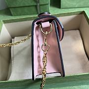 Kitlife GG matelassé small top handle bag Pink - 18 x 13 x 6.5 cm - 3