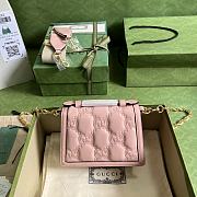 Kitlife GG matelassé small top handle bag Pink - 18 x 13 x 6.5 cm - 4