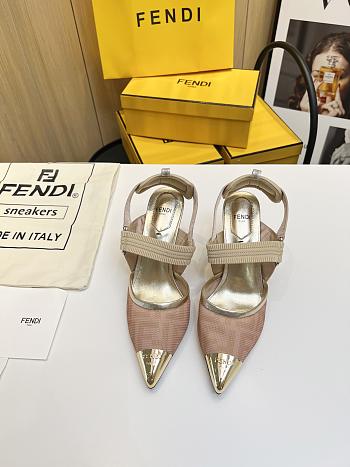 Kitkife Fendi Hight Heeld slingbacks Rose