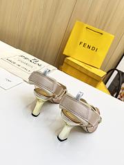 Kitkife Fendi Hight Heeld slingbacks Rose - 6