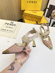 Kitkife Fendi Hight Heeld slingbacks Rose - 2