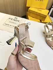Kitkife Fendi Hight Heeld slingbacks Rose - 3
