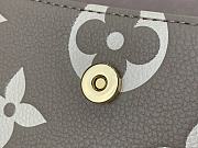 Kitlife Wallet on Chain Ivy Monogram Empreinte Gray - 23.5 x 12 x 4.3 cm - 4