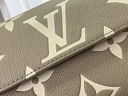 Kitlife Wallet on Chain Ivy Monogram Empreinte Gray - 23.5 x 12 x 4.3 cm - 2