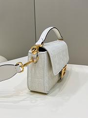 Kitlife Fendi Baguette White canvas - 28 x 6.5 x 13.5 cm  - 5