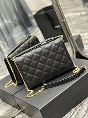 Kitlife SAINT LAURENT Becky small quilted shoulder bag Black - 25 x 17 x 7 cm - 6