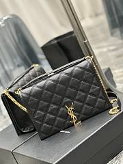 Kitlife SAINT LAURENT Becky small quilted shoulder bag Black - 25 x 17 x 7 cm - 4