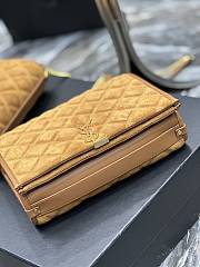 Kitlife SAINT LAURENT Becky small quilted shoulder bag Brown - 25 x 17 x 7 cm - 6