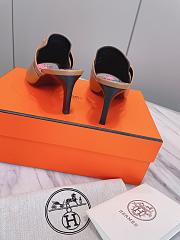 Kitlife Hermes Noir Cute Mule Sandals Brown - 4