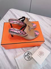 Kitlife Hermes Noir Cute Mule Sandals Brown - 5