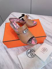 Kitlife Hermes Noir Cute Mule Sandals Brown - 6