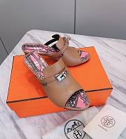 Kitlife Hermes Noir Cute Mule Sandals Brown - 1