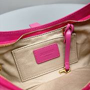 Kitlife JACQUEMUS Pink Le Raphia 'Le Bisou Cadenas' Bag - 26 x 14 cm - 5