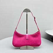 Kitlife JACQUEMUS Pink Le Raphia 'Le Bisou Cadenas' Bag - 26 x 14 cm - 3