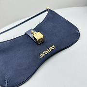 Kitlife JACQUEMUS Black Le Raphia 'Le Bisou Cadenas' Bag - 26 x 14 cm - 6