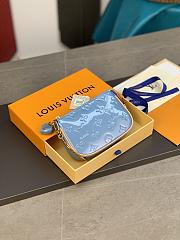 Kitlife Louis Vuitton Mini Pochette Accessoires Blue - M82061 - 9.5 x 4.5 x 4 cm - 1